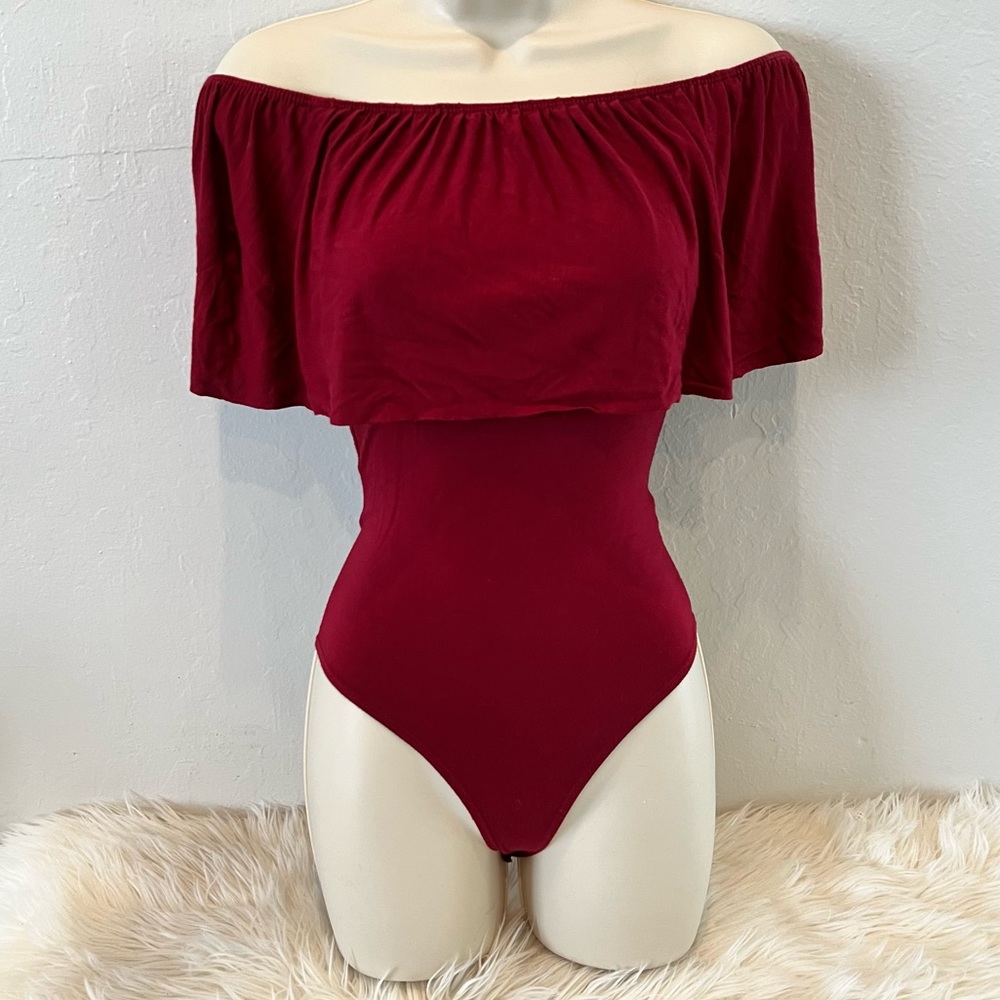 Burgundy Bodysuit